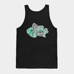 Wolf vs Tiger - Bow and arrow choke Tank Top